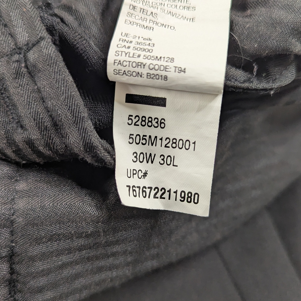 Van Heusen Black Dress Pants Men's 30x30 Slim (lot 2)‎ - Picture 10 of 14